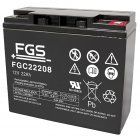 Batteri til Havetraktor FGS FGC22208 Blybatteri 12V 22Ah 118120007/0 Batteri til Havetraktor FGS FGC22208 Blybatteri 12V 22Ah 118120007/0
