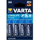 Batteri til Låsesystemer Varta Longlife Power Alkaline LR6 AA 4er blister 04906121414 Batteri til Låsesystemer Varta Longlife Power Alkaline LR6 AA 4er blister 04906121414