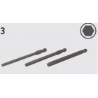 Lange magnetiske bits umbraco (100 mm) - 4 mm / 5 mm / 6 mm - pris pr. sæt (NGP1259000)